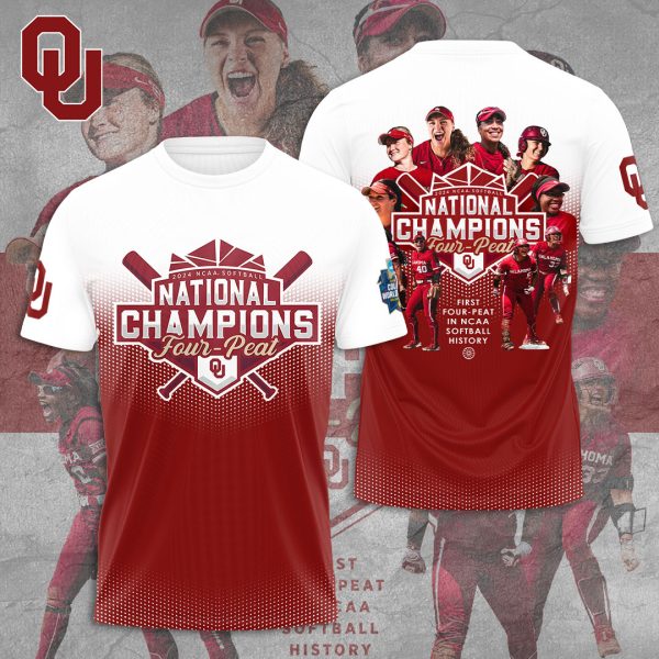 Oklahoma Sooners Women's Softball 3D Apparel - TANTN 6902