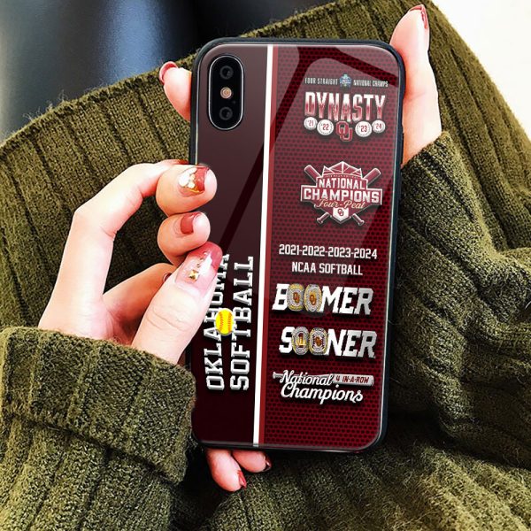 Oklahoma Sooners Women's Softball Phone Case - HUANNM 5321