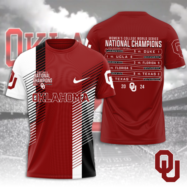 Oklahoma Sooners Women’s Softball 3D Apparel - HOATT 5181