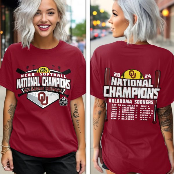 Oklahoma Sooners Women's Softball 3D Apparel - TANTN 6900