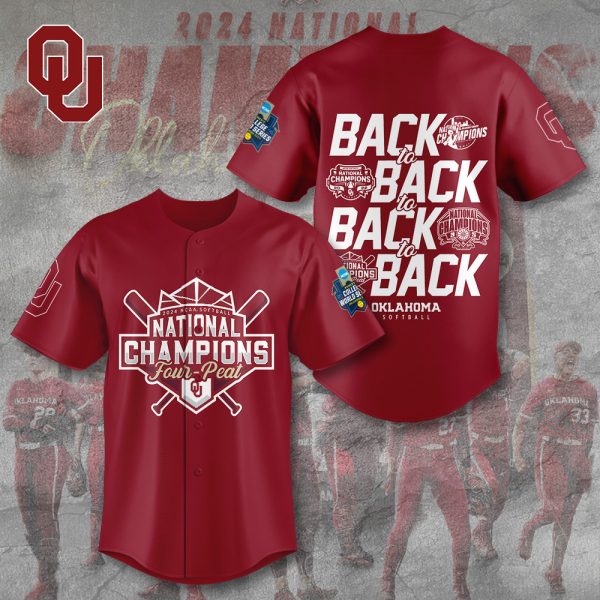 Oklahoma Sooners Women's Softball Baseball Jersey - TANTN 6884