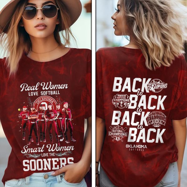 Oklahoma Sooners Women's Softball 3D Apparel - HOATT 5163