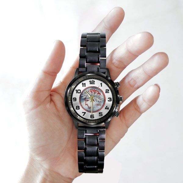 Olympiakos F.C. Black Stainless Steel Watch - GNE 536