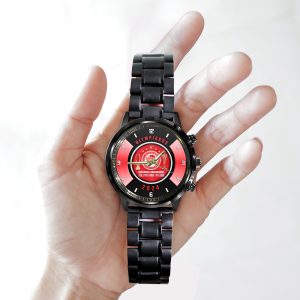 Olympiakos F.C. Black Stainless Steel Watch - HUANNM 5359