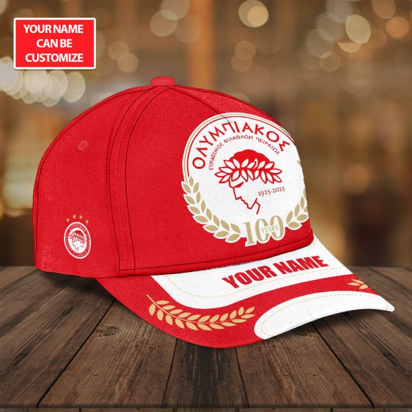 Personalized Olympiakos F.C. Classic Cap - TANTN 6741