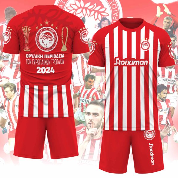 Olympiakos F.C. Soccer Suit Jersey - HOATT 5210