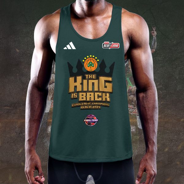 Panathinaikos B.C. Y-Back Muscle Tank Top - TANTN 6813