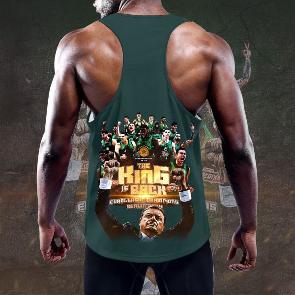 Panathinaikos B.C. Y-Back Muscle Tank Top - TANTN 6813