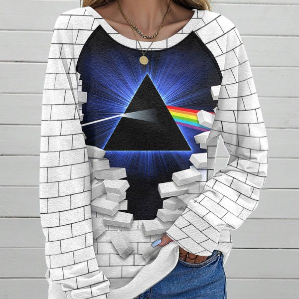 Pink Floyd Round Neck Raglan Sleeve Sweatshirt – HUANNM 5310.1