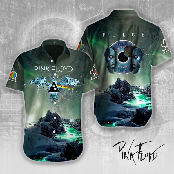 Pink Floyd Short Sleeve Dress Shirt - HUANNM 5500.2