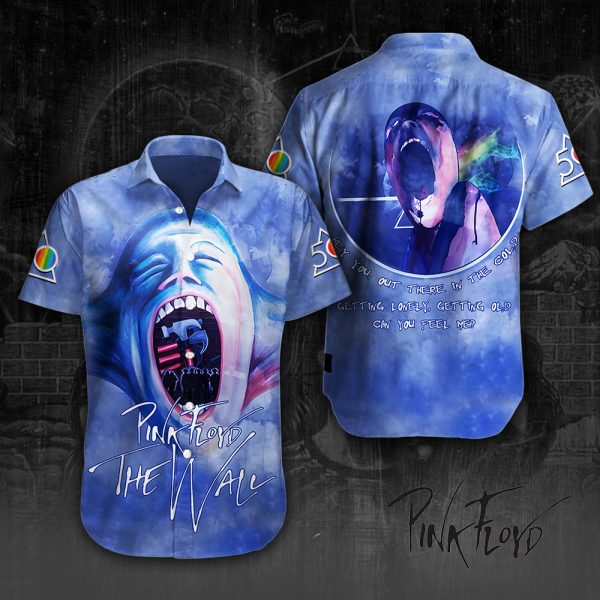 Pink Floyd Short Sleeve Dress Shirt - HUANNM 5503.1