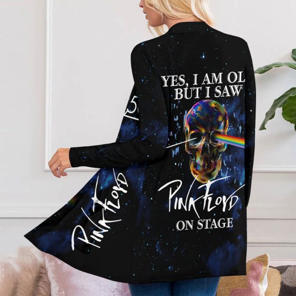 Pink Floyd Women’s Patch Pocket Cardigan – HUANNM 5187