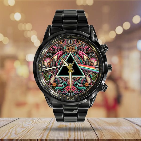 Pink Floyd Black Stainless Steel Watch - GNE 563