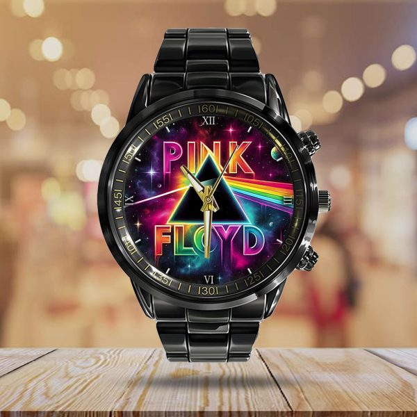 Pink Floyd Black Stainless Steel Watch - GNE 580