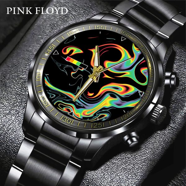 Pink Floyd Black Stainless Steel Watch - GNE 583