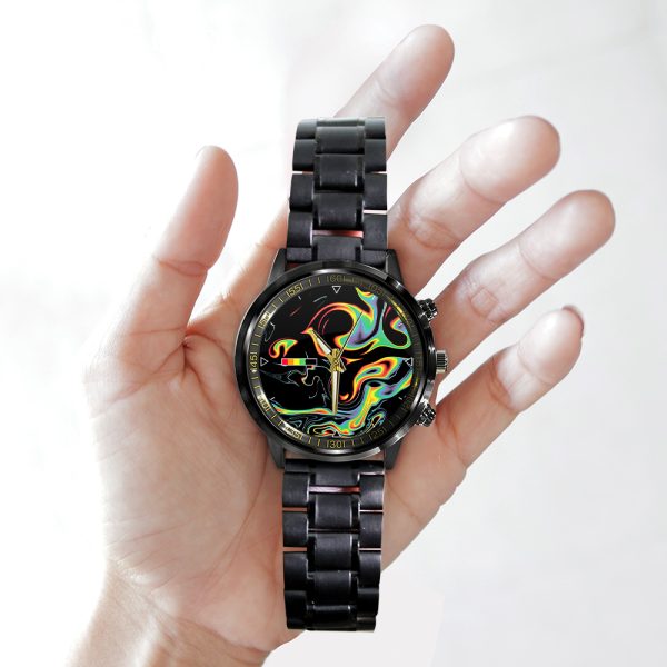 Pink Floyd Black Stainless Steel Watch - GNE 583