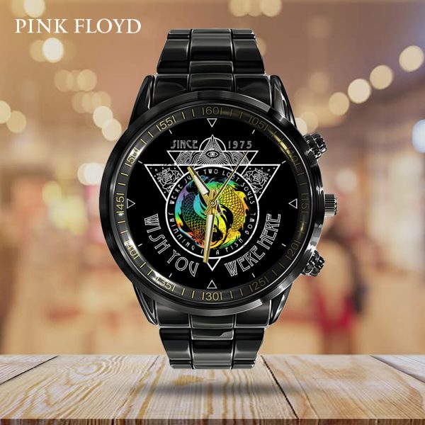 Pink Floyd Black Stainless Steel Watch - GNE 584