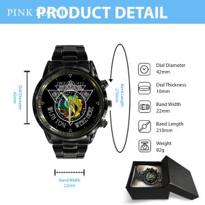 Pink Floyd Black Stainless Steel Watch - GNE 584