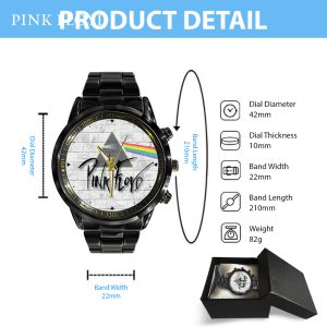 Pink Floyd Black Stainless Steel Watch - GNE 585