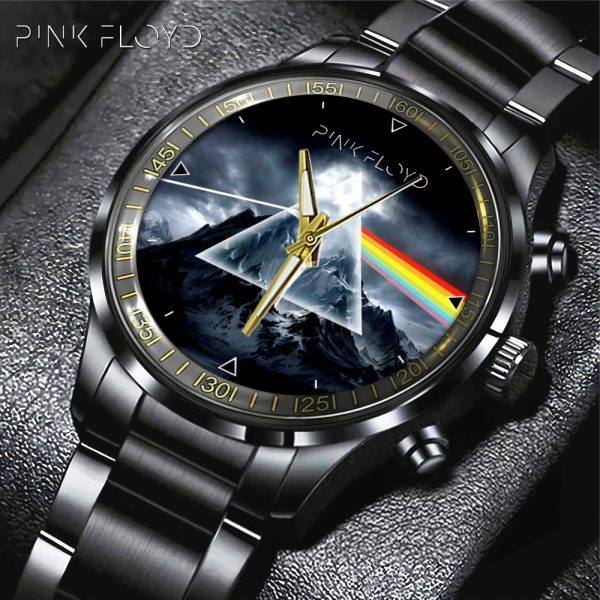 Pink Floyd Black Stainless Steel Watch - GNE 586