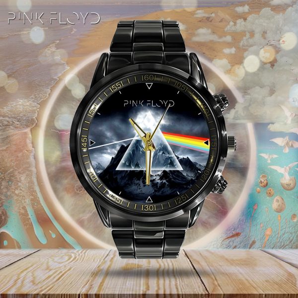 Pink Floyd Black Stainless Steel Watch - GNE 586