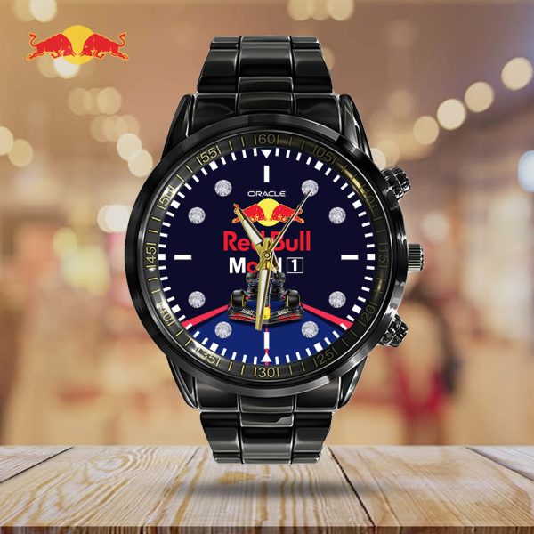 Red Bull Racing F1 Black Stainless Steel Watch - TANTN 7200