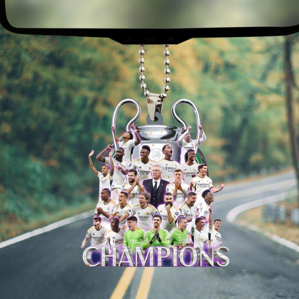 Real Madrid CF Custom Shape 2-sided Acrylic Car Ornament - TANTN 6709