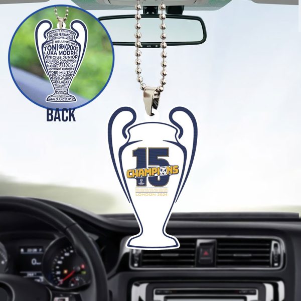 Real Madrid CF Custom Shape 2-sided Acrylic Car Ornament - TANTN 6784