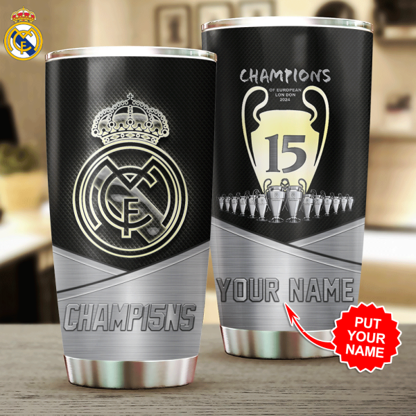 Personalized Real Madrid CF Tumbler Cup - HOATT 5187