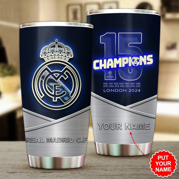 Personalized Real Madrid CF Tumbler Cup - HOATT 5058