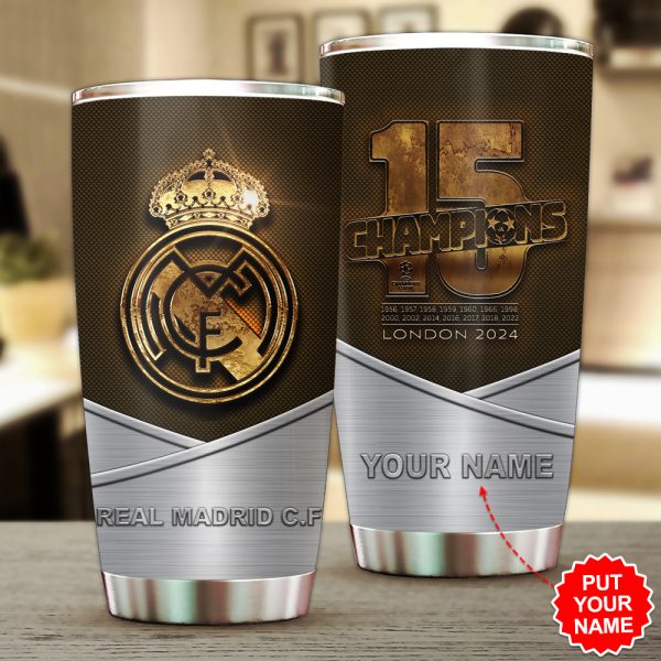 Personalized Real Madrid CF Tumbler Cup - HOATT 5061