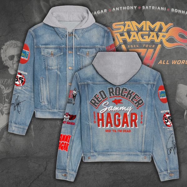 Sammy Hagar Women's Denim Hood Jacket - ANHNV 4742