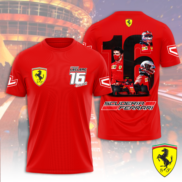 Scuderia Ferrari x Charles Leclerc 3D Apparel – HOATT 5126