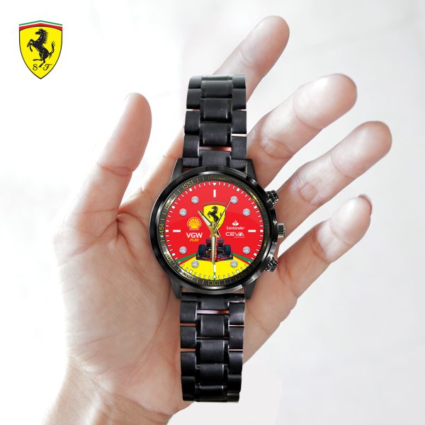 Scuderia Ferrari Black Stainless Steel Watch - TANTN 7202