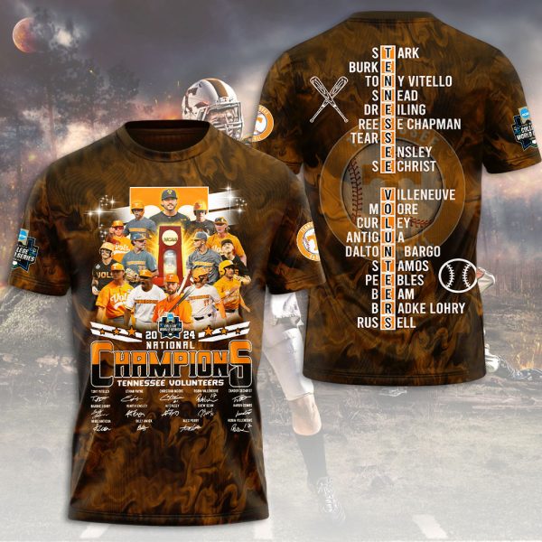 Tennessee Volunteers Baseball 3D Apparel - MAITM 7188