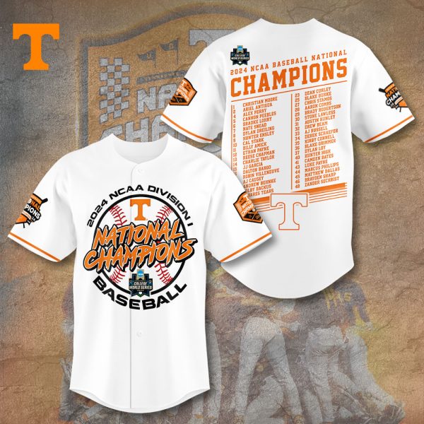 Tennessee Volunteers Baseball Baseball Jersey - TANTN 7183