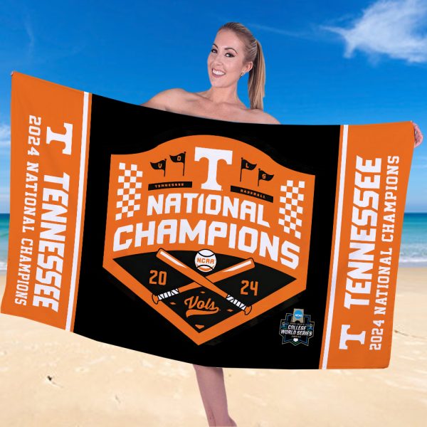 Tennessee Volunteers Baseball Rectangle Beach Towel - TANTN 7174