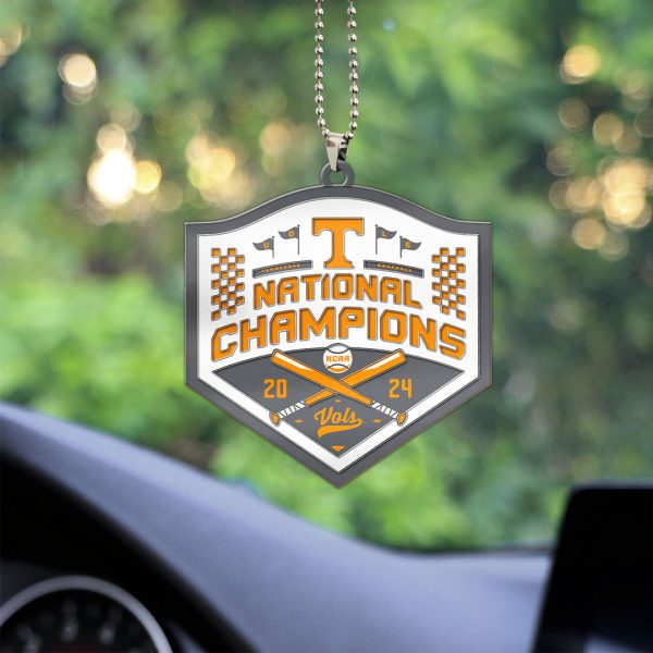 Tennessee Volunteers Baseball Custom Shape 2-sided Acrylic Car Ornament - MAITM 7172