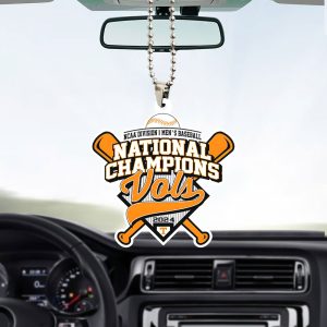 Tennessee Volunteers Baseball Custom Shape 2-sided Acrylic Car Ornament - TANTN 7184