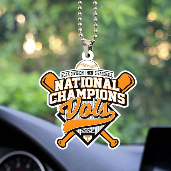 Tennessee Volunteers Baseball Custom Shape 2-sided Acrylic Car Ornament - TANTN 7184