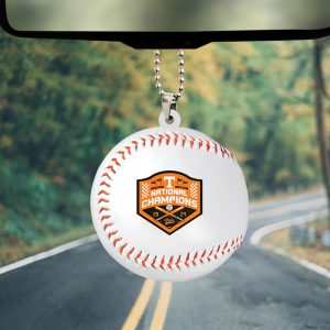 Tennessee Volunteers Baseball Custom Shape 2-sided Acrylic Car Ornament - TANTN 7185