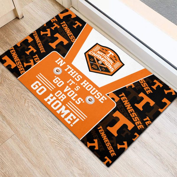 Tennessee Volunteers Baseball Rubber Base Doormat - TANTN 7199