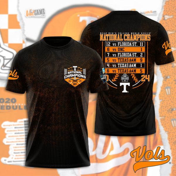 Tennessee Volunteers Baseball 3D Apparel - HOATT 5347