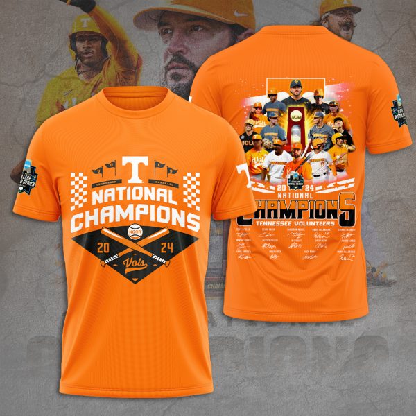 Tennessee Volunteers Baseball 3D Apparel - HUANNM 5472