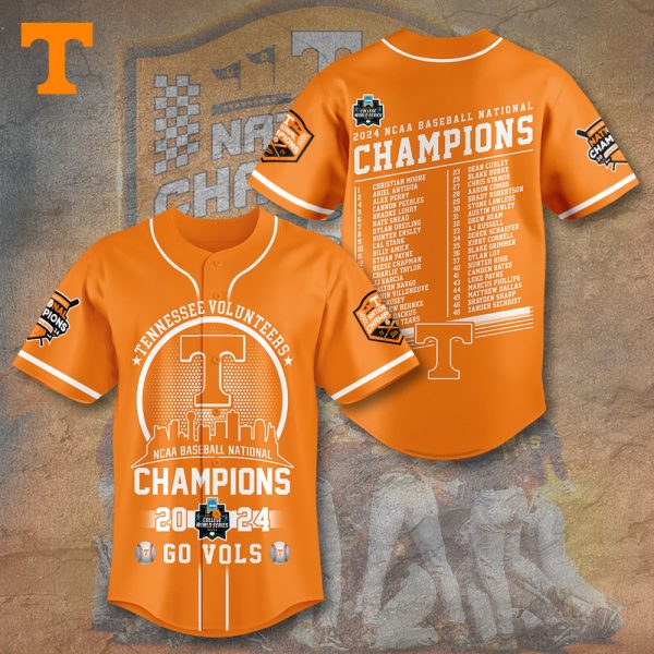 Tennessee Volunteers Baseball Baseball Jersey - TANTN 7179