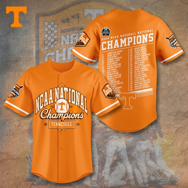 Tennessee Volunteers Baseball Baseball Jersey - TANTN 7182