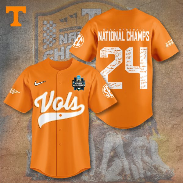 Tennessee Volunteers Baseball Baseball Jersey - TANTN 7184