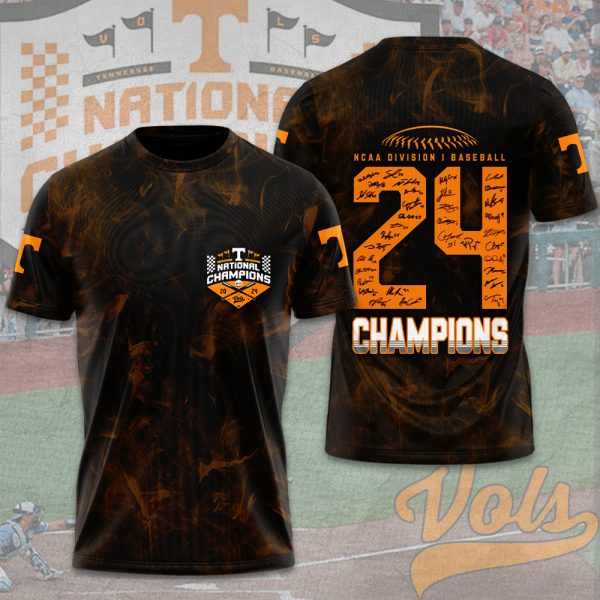 Tennessee Volunteers Baseball 3D Apparel - HOATT 5486