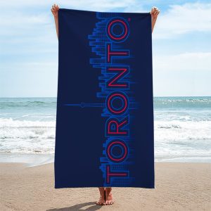 Toronto Blue Jays Rectangle Beach Towel - TANTN 6818