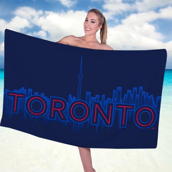 Toronto Blue Jays Rectangle Beach Towel - TANTN 6818